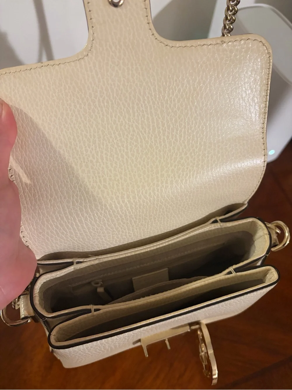 Authentic Gucci Interlocking G Mini Chain Shoulder Bag 607720